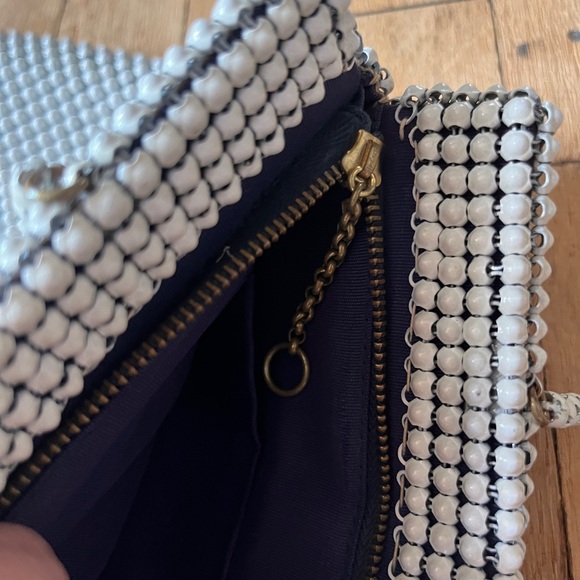 VTG Beaded Clutch Purse 1940s - Alumesh Beaded Whiting and Davis Purse. - Picture 6 of 11